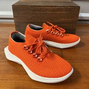 Allbirds Women TD2 Tree Dasher 2 Orange Cool Comfort Running Shoe Size 10